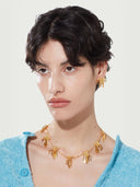 prestashop:1:2044:15725 | Gold multi-cluster tassel butterfly necklace