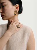 prestashop:1:2089:18711 | Gold Caverns Large Ear Pendants