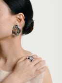 prestashop:1:2090:18717 | Silver Caverns Large Ear Pendants