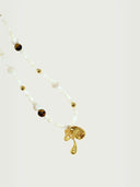 prestashop:1:2176:16744 | Amber and white flower shrub necklace