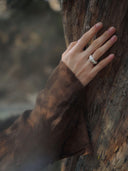 prestashop:1:2192:15421 | Silver leaf and pearl ring