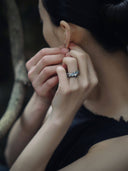 prestashop:1:2193:15383 | Black leaf and pearl ring