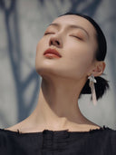 prestashop:1:2195:15328 | Silver leaf tassel earrings
