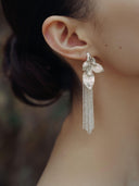 prestashop:1:2195:15330 | Silver leaf tassel earrings