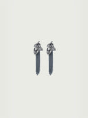 prestashop:1:2196:15299 | Black leaf tassel earrings
