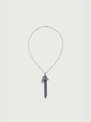 prestashop:1:2203:15520 | Black leaf tassel necklace