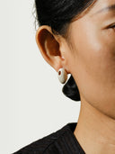 prestashop:1:2208:17849 | Silver and red dome amber earrings - small
