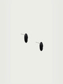 prestashop:1:2209:17853 | Silver and black ebony dome earrings - small