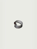 prestashop:1:2213:7186 | Silver and red revolve amber ring