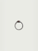 prestashop:1:2215:22225 | Silver and red dusk amber ring