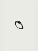 prestashop:1:2215:22227 | Silver and red dusk amber ring