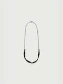 prestashop:1:2222:17903 | Silver and black beaded chain necklace