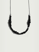 prestashop:1:2222:17905 | Silver and black beaded chain necklace