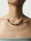 prestashop:1:2222:17907 | Silver and black beaded chain necklace