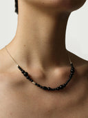 prestashop:1:2222:17908 | Silver and black beaded chain necklace