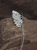 prestashop:1:2238:9104 | Silver female butterfly earring - single
