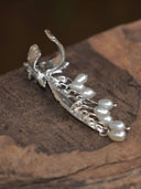 prestashop:1:2241:7482 | Silver butterfly ear clip with beads - single