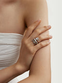 prestashop:1:2289:18176 | Silver Rain Trace Ring - set