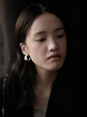 prestashop:1:2401:8423 | Silver withered leaf earrings