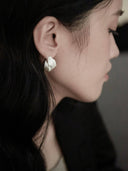 prestashop:1:2401:8424 | Silver withered leaf earrings