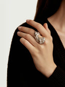 prestashop:1:2455:8382 | Silver Toss Sleeve Concept Ring