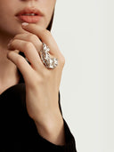 prestashop:1:2455:8385 | Silver Toss Sleeve Concept Ring