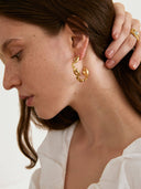 prestashop:1:2458:18721 | Golden Rock Hoop Earrings