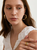 prestashop:1:2458:18723 | Golden Rock Hoop Earrings