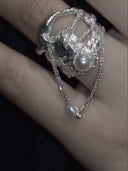 prestashop:1:2470:14855 | Silver pearl-set ring