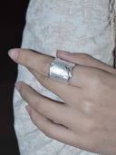 prestashop:1:2471:14864 | Silver irregular wide ring