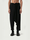 prestashop:1:2612:17563 | Black Hand-woven Low Crotch Curve Trouser-male