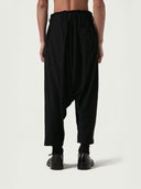 prestashop:1:2612:17566 | Black Hand-woven Low Crotch Curve Trouser-male