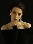 prestashop:1:2663:19348 | Silver irregular pine needle earrings