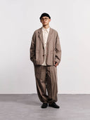 prestashop:1:2738:19857 | Brown fringed tailored suit