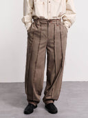 prestashop:1:2739:19865 | Brown fringed patchwork trousers