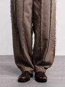 prestashop:1:2739:19866 | Brown fringed patchwork trousers