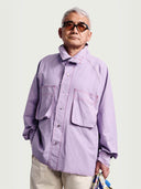 prestashop:1:2740:19870 | Purple high-neck dolman sleeve blouse