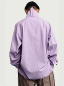 prestashop:1:2740:19871 | Purple high-neck dolman sleeve blouse