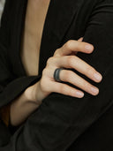prestashop:1:2780:14604 | Black bamboo-shaped ring