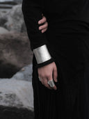 prestashop:1:2803:9620 | Silver ocean shadow wide ring