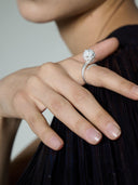 prestashop:1:2814:19378 | White coneflower silver ring