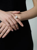 prestashop:1:2814:19379 | White coneflower silver ring