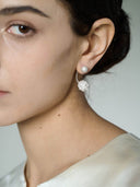 prestashop:1:2815:19389 | White coneflower pendant earrings