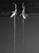 prestashop:1:2840:14843 | Silver dragon and knotted flower earring - single