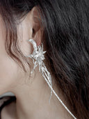 prestashop:1:2846:9880 | Silver moon orchid earring - single