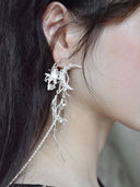 prestashop:1:2846:9884 | Silver moon orchid earring - single