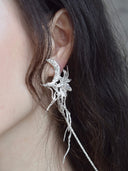 prestashop:1:2846:9886 | Silver moon orchid earring - single