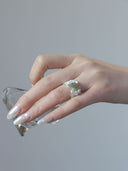 prestashop:1:2847:15546 | Silver green butterfly ring