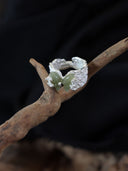 prestashop:1:2847:15547 | Silver green butterfly ring