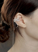 prestashop:1:2848:15542 | Silver bowknot ear cuff